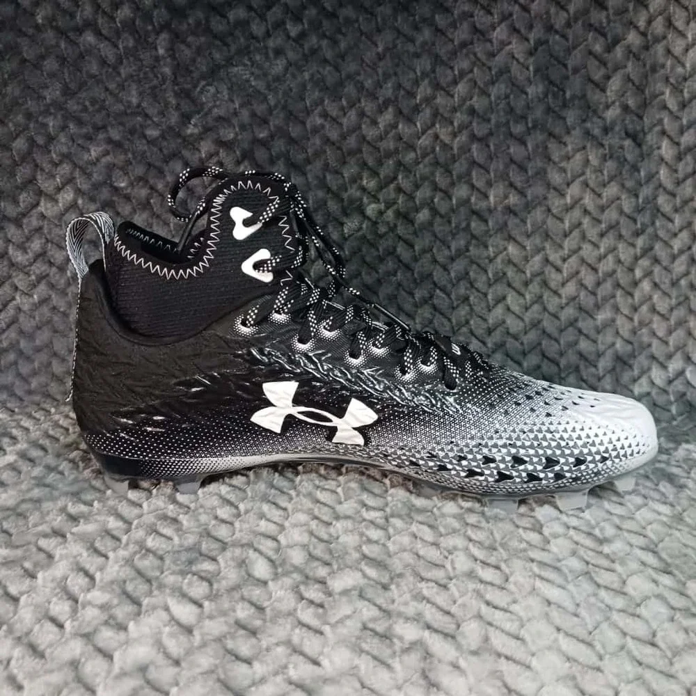 Under Armour Spotlight Clone 3.0 MC Football Cleats‎ Black Mens 3026334 Size 10